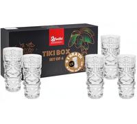 Cocktail Vaso Tiki Maori - 4 + 1 gratis | Juego de 5 unidades (360 ml) en diseño maorí exótico