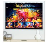 Cocktails. Fruchtige Getränke-Vielfalt (hochwertiger Premium Wandkalender 2026 DIN A2 quer), Kunstdruck in Hochglanz: Genussvolle Momente mit farbenfrohen Cocktails für das ganze Jahr!