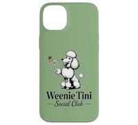 Cocktails & Poodles Social Club Poodle Design para Mujer Carcasa para iPhone 14 Plus