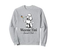 Cocktails & Poodles Social Club Poodle Design para Mujer Sudadera