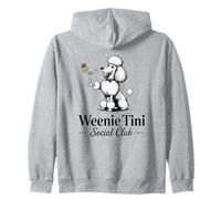 Cocktails & Poodles Social Club Poodle Design para Mujer Sudadera con Capucha