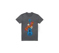 Coco Camiseta Remember Me Guitarra con calaveras para Hombre (TV4006)