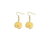 Coco De Mer Seychelles - Pendientes de acero inoxidable de coco para mujer