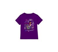 Coco Miguel Dante with Movie Quotes and Colorful Doodles Unisex Kids T Shirt Camiseta, Morado (, 7-8 años para Niños