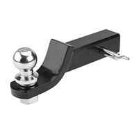 Coco pobre Adaptador de Enganche de Remolque, 2 pulgadas/50 mm Receptor de Acoplamiento de lengüeta de Montaje de Bola de Enganche de Montaje de Bola de Remolque para Remolque Enganche de Remolque Ca