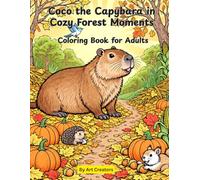 Coco the Capybara in Cozy Forest Moments Coloring Book for Adults: Relaxing Woodland Scenes with a Cute Capybara for Stress Relief and Mindful Coloring (Coco the Calm Capybara Coloring Book Series)