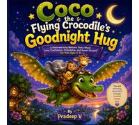 Coco the Flying Crocodile’s Goodnight Hug: A Heartwarming Bedtime Story About Love, Confidence, Friendship, and Sweet Dreams for Kids Ages 3-8