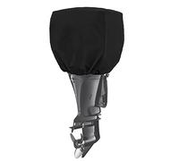Coco Yacht - Funda Protectora para Motor Fuera de borda de hasta 50-115 Caballos de fueraborda Resistente al Agua, al Moho y a los Rayos UV con Tejido de poliéster Grueso (Negro, 50-115)