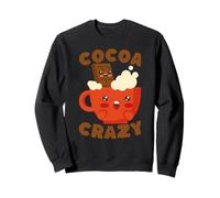 Cocoa Crazy Hot Chocolate Kawaii Lindo Divertido Sudadera