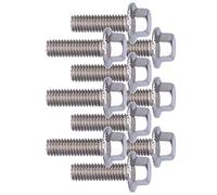 Cocoarm 10 Pernos de Cabeza Hexagonal con Brida de Acero Inoxidable 304 Pernos Hexagonales M5 X 10 Mm a 40 Mm Tornillos de Brida Hexagonal Exterior Pasivados para Ensamblaje de Maquinaria Uso en