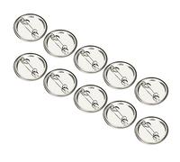 Cocoarm 100 Uds. Botón de Alfiler en Blanco, Alfileres de Bisel Ligeros de Hojalata para Manualidades DIY, Perfecto para Regalos Hechos a Mano y Etiquetas de Nombres (Insignias de metal de 32MM 100