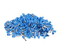 Cocoarm 1000Pcs Terminales de Crimpar Eléctricos Aislantes Conectores de Pasador Aislados Terminales de Extremo de Cable Aislados para Alambre Sólido y Trenzado con Cobre PVC Kit 12 AWG (E4012)