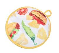 Cocoarm 11.8 Inch Tortilla Warmer Pouch, PP Cotton Insulated Microwaveable Cloth Pouch for Tacos Naan Pizza Rolls, with Soft Tear Proof Material for Travel Parties Outdoor (Note: The