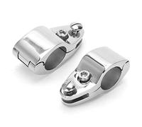 Cocoarm 2 Piezas de Corredera de Mordaza Marina, Herrajes de Corredera de Mordaza de Bisagra para Barco, Accesorios de Hardware de Acero Inoxidable 316 con Fundición de Precisión para (20MM)
