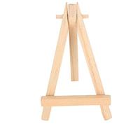 Cocoarm 20 Piezas Caballete de Madera, Soporte Mini en Forma de A de Pino, Plegable para Fácil Almacenamiento, con Patas Trípode Resistentes para Pequeños Lienzos de 15x10 Cm, Clase de