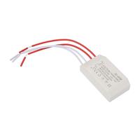 Cocoarm 220V a 12V Transformador Electrónico Convertidor de Voltaje Adaptador de Energía 20-60W Fuente de Alimentación AC 12V con Carcasa Ultra Fina para Lámparas Halógenas G4