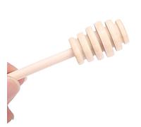 Cocoarm 24 Piezas de Cazos de Miel de Madera Cruda, Diseño Multicapa Seguro de Grado Alimenticio para Rociar Chocolate con Jarabe de Miel, Juego de Utensilios de Cocina Ideal (10,5 cm)