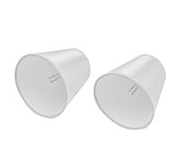 Cocoarm 2PCS Pantalla de Lámpara Clip de Tela Pantalla de Lámpara para de Mesa E14 y de Araña Tela y Hierro 9,2 X 14,2 X 13 Cm Difusión de Luz Comodidad para los Ojos para Dormitorio Estudio Hotel