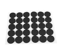Cocoarm 30 Piezas de Pie de Goma Negra Pads Protectores de Muebles Auto Adhesivos para Pisos de Madera con Almohadillas de Protección de Piso sin Deslizamiento Mesa de Escritorio de Escritorio