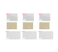 Cocoarm 3er Juego de Protector de Pantalla para Nuevo 3DS XL LL, Vidrio Templado 9H Protección contra Rayones de Luz Azul con Película de Pet, Claridad HD Precisión Táctil para Jugadores