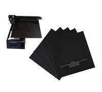 Cocoarm 5 Piezas 220x220mm Pegatinas para Cama Caliente de Impresora 3D, Aumentan la Adhesión Reducen el Enrollamiento y la Deformación con Superficie Escarchada Reutilizables para