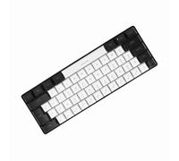 Cocoarm 61 Teclas Teclado Gaming RGB Cableado USB con Sensación Mecánica, Teclado Compacto Mini con Retroiluminación LED Personalizable y Soporte Ajustable para Jugadores de PC y (White)