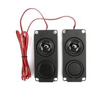 Cocoarm 8 Ω 5W Basco Pesado Portátil de 40 Mm Magnetic Magnet Dual Magnet Cavidad Altavoz Magnético Altavoz Doble para Monitor de TV Máquina Publicitaria