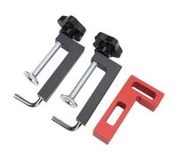 Cocoarm Abrazadera de 90 Grados, Cuadrado de Posicionamiento en ángulo Recto de Aleación de Aluminio para Carpintería de Gabinete con Marco de Imagen