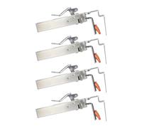 Cocoarm Abrazadera de Fijación de Cajón Ajustable, Abrazadera de Panel Frontal de Cajón de Acero de Aleación, Ancho Ajustable de 21 a 50 Mm, Cierre de una Sola Prensa, Cabeza Reforzada de 2 Mm para