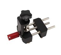 Cocoarm Abrazadera de Mesa Vicepresidente de Banco Negro Aleación de Aluminio Acero Inoxidable Latón Apertura de Mandíbula de 80 Mm Abrazadera Redonda de 95 Mm Agarre Estable Desmontaje Rápido para