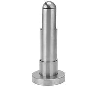 Cocoarm Abrazadera de Piso de Vidrio Pie de Soporte de Partición de Acero Inoxidable 150 X 65 Mm para Panel de 12 Mm Baño Público Inodoro Abrazadera de Cerca de Vidrio con Acabado Cepillado