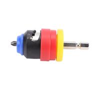 Cocoarm Accesorio de Destornillador con Parada Automática, Limitador de Profundidad Ajustable, Fijador de Tornillos para Paneles de Yeso para Fijación Al Ras en Superficies de Madera