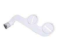 Cocoarm Accesorio para Asiento de bidé de Inodoro, bidé de Doble Boquilla ABS G1, Rociador de Agua Dulce No Eléctrico de 2 Pulgadas con Flujo Ajustable para Adultos, Niños, Ancianos, Baño