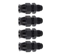 Cocoarm Adaptador AN6 de 4 Uds., Rosca Macho de Aleación de Aluminio a Prueba de Fugas con de Latón para Gasóleo Líquido y Diésel (3/8in)