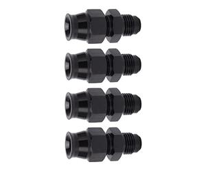 Cocoarm Adaptador AN6 de 4 Uds., Rosca Macho de Aleación de Aluminio a Prueba de Fugas con de Latón para Gasóleo Líquido y Diésel (3/8in)