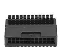 Cocoarm Adaptador ATX de 24 Pines a 90 Grados, Adaptador de Alimentación de 24 Pines Hembra a Macho a 90 Grados, Transmisión sin Pérdidas, Sólidos, PCB de Fibra de Vidrio FR4