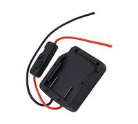 Cocoarm Adaptador de BateríA Convertidor de BateríA de Litio ABS de 18 V con Fusible de 30 A para 625367000 625368000 para Herramientas Eléctricas Ebike Toy Car Lighting