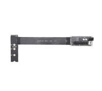 Cocoarm Adaptador de Cable de Extensión de Llave PCIe 4.0 X4 a M.2 M, PCB FPC PCIe a .2 Cable Elevador de Llave, Diseño de 4 Capas de 64 Gbps para NVMe SSD EGPU Banco de Pruebas Plataforma de Minería