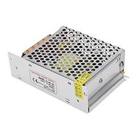 Cocoarm Adaptador de Fuente de Alimentación con Interruptor, Aleación de Aluminio, CC 24 V para Tira de LED e Impresora 3D (S-60-24 (24V/2.5A/60W) CA 100-240V)