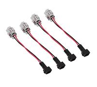 Cocoarm Adaptador de Inyector de ABS Adaptador de Arnés de Inyector de 4PCS Hembra A EV1 A Macho Enchufe de Reemplazo Directo para Conversión de Civci K20 K24