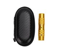 Cocoarm Adaptador de Micrófono XLR de 48 V Convertidor de Entrada Balanceada de Aleación de Aluminio Dorado Pastilla en Forma de Corazón de 20 a 16000 Hz para Grabación en Vivo Uso en Estudio