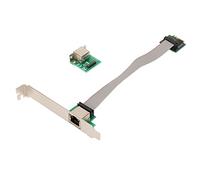 Cocoarm Adaptador de Servidor Gigabit Ethernet, Tarjeta de Red Nic I210AT 1000M de Alto Rendimiento, Puerto Único RJ45 con PXE DPDK WOL para Sistemas Embebidos y Computadoras
