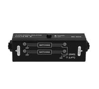 Cocoarm Aislador de Bucle de Tierra Portátil Aleación de Aluminio Aislador de Ruido de Sonido de 6,35 Mm 600 Ω a 600 Ω Eliminador de Zumbidos AUX para Automóvil Grabación de en el Hogar Rendimiento de