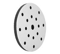 Cocoarm Almohadilla de Amortiguación de Esponja Suave de 150 Mm, Cojín Reductora de Ruido Antideslizante con Base Adhesiva Mágica, para Máquina de Pulido y Esmerilado Neumática (6 pulgadas 17 hoyos)