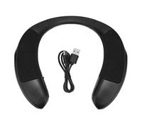 Cocoarm Altavoz de Banda para el Cuello Altavoz de Portátil Inalámbrico Neck con un Micrófono de Cancelación de Ruido de Sonido Envolvente en 3D para Viajes Deportivos Al Aire Libre en Casa