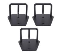 Cocoarm Anclaje de Pared para Banda de Ejercicio Anclaje de Entrenamiento para Montaje en Pared de Acero Al Carbono Paquete de 3 Capacidad de Tracción de 300 LB Apertura en Forma de L Ahorro de