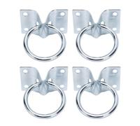 Cocoarm Anilla para Atar Caballos, Acero Galvanizado con Tornillos de | Cuatro anclajes para atar a los animales, bolsa tipo cubo para colgar en los cuartos de aperos, organización del establo