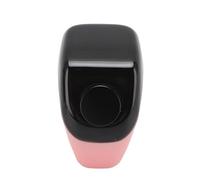 Cocoarm Anillo Bluetooth Inteligente, Rastreador de Fitness ABS con Control Táctil, Pantalla de 0,42 Pulgadas, Contador de Pasos, Recordatorio de Oración, Carga Magnética BT5.0 para Hombres (Pink)