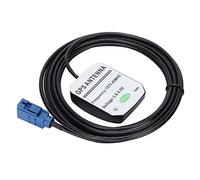 Cocoarm Antena GPS Activa, Interfaz Fakra-C 28 DBi | Rango de frecuencia de 1575,42 MHz, recepción omnidireccional, potencia máxima de 50 W, montaje magnético en techo, cable
