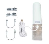 Cocoarm Antena Omnidireccional 12dBi 698-2700MHz SMA Macho con Cable de 5m para Enrutador 4G LTE Módem WiFi Al Aire Libre